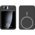Laad de afbeelding in de Galerij-viewer, Solar World powerbank magsafe Draadloze Powerbank zwart 5k mah