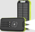 Laad de afbeelding in de Galerij-viewer, solar world - Powerbank 30.000 Mah met ingebouwde kabels Groen
