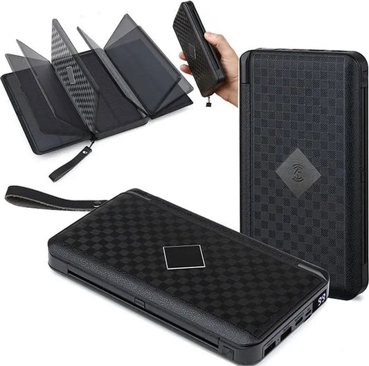 Solar World powerbank 20.000 Mah met uitklapbare zonnepanelen