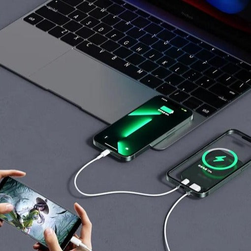 Solar World powerbank magsafe Draadloze Powerbank Groen 10k mah