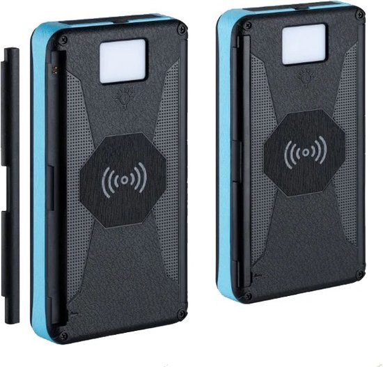 Solar World powerbank 20.000 Mah 1+3 uitklapbare zonnepanelen
