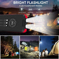 Laad de afbeelding in de Galerij-viewer, solar world - Powerbank 30.000 Mah met ingebouwde kabels Blauw

