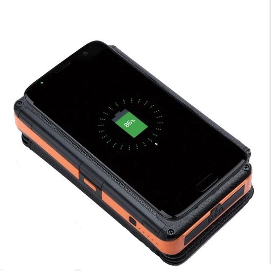 Solar World powerbank 20.000 Mah 1+3 uitklapbare zonnepanelen