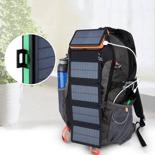 Solar World powerbank 20.000 Mah 1+3 uitklapbare zonnepanelen