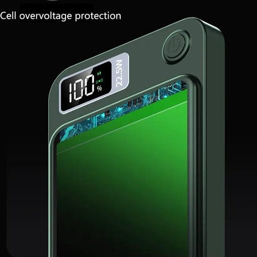 Solar World powerbank magsafe Draadloze Powerbank Groen 10k mah