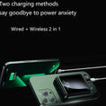 Laad de afbeelding in de Galerij-viewer, Solar World powerbank magsafe Draadloze Powerbank zwart 5k mah
