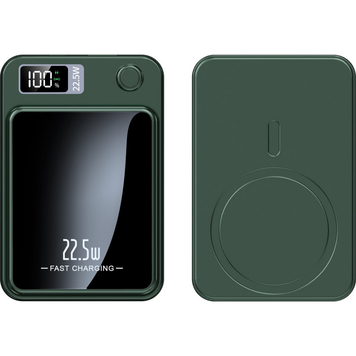 Solar World powerbank magsafe Draadloze Powerbank Groen 10k mah