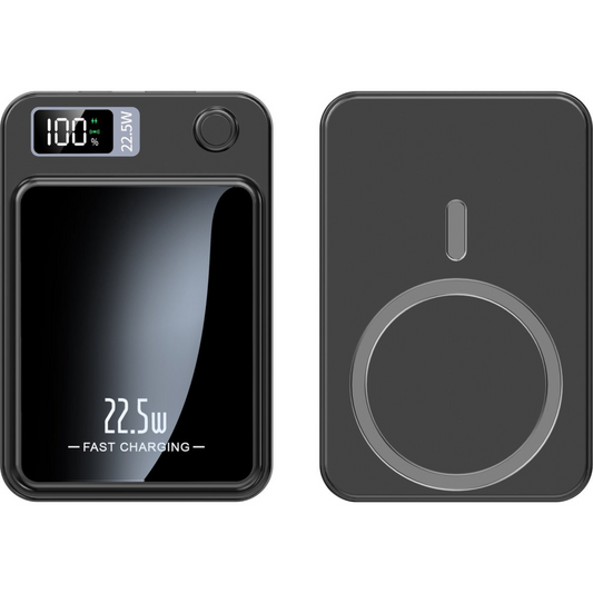 Solar World powerbank magsafe Draadloze Powerbank zwart 5k mah
